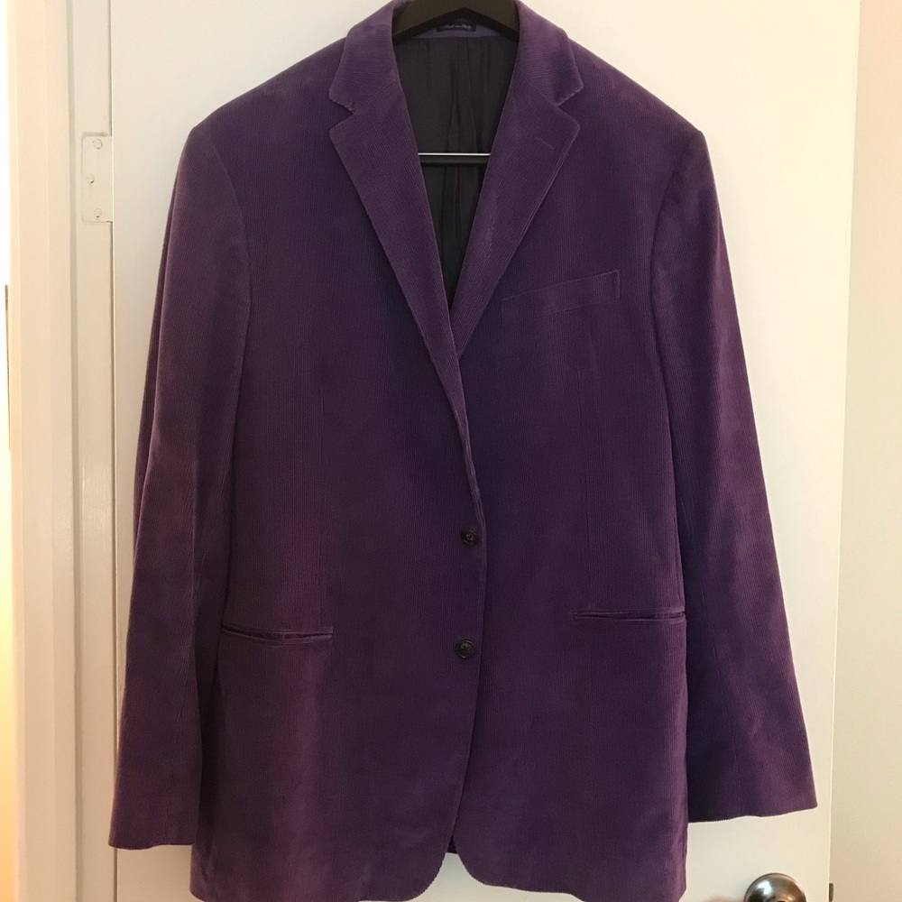 Stunning purple Polo blazer.  Size XL
